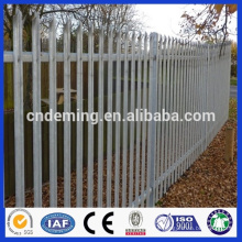 DM powder coated anping factory price steel palisade fence, low price steel palisade